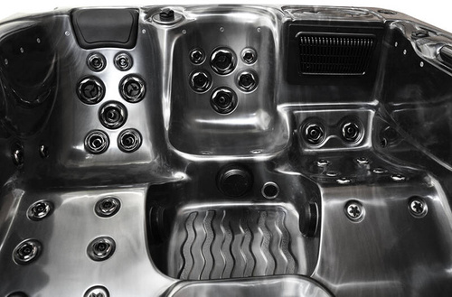 WANNA ZEWNĘTRZNA Z HYDROMASAŻEM AQUAPEUTIC 1661, 5-osobowa 200x200x80 cm, z obudową