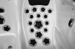 WANNA ZEWNĘTRZNA Z HYDROMASAŻEM AQUAPEUTIC 1538, 5-osobowa 220x220x99,5 cm