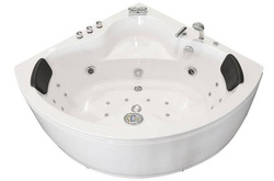 WANNA Z HYDROMASAŻEM NAROŻNA JACUZZI AQUAPEUTIC AQ-636 TOP, 2-osobowa 135x135x60 cm