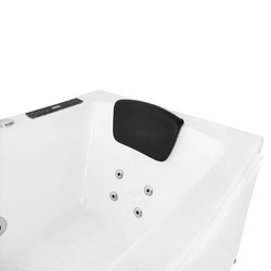 Wanna łazienkowa SPA z hydromasażem AQ-1684, 1-osobowa 170x85x194cm lewa