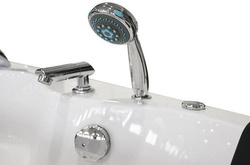 WANNA Z HYDROMASAŻEM NAROŻNA JACUZZI AQUAPEUTIC AQ-636 TOP, 2-osobowa 135x135x60 cm