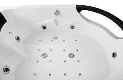 WANNA SPA Z HYDROMASAŻEM JACUZZI AQUAPEUTIC AQ-1665 PLUS, 2-osobowa, 180x120x63 cm, prawa