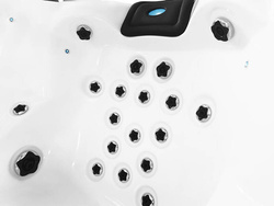 WANNA ZEWNĘTRZNA Z HYDROMASAŻEM AQUAPEUTIC 1313, 5-osobowa, 220x220x95 cm