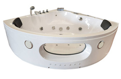 WANNA SPA Z HYDROMASAŻEM JACUZZI AQUAPEUTIC AQ-1638, 2-osobowa 150x150x55,5 cm