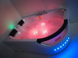 WANNA SPA Z HYDROMASAŻEM JACUZZI AQUAPEUTIC AQ-1665 PRESTIGE, 2-osobowa, 180x120x63 cm, lewa