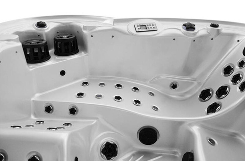 WANNA ZEWNĘTRZNA Z HYDROMASAŻEM AQUAPEUTIC 1538, 5-osobowa 220x220x99,5 cm