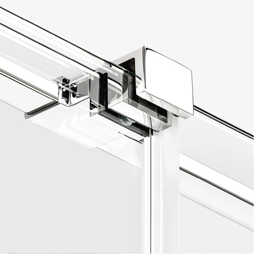 Kabina walk in przesuwna Smart 80x200, profil srebrny