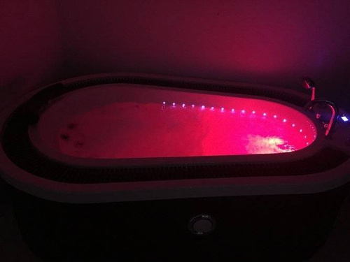 WANNA SPA Z HYDROMASAŻEM JACUZZI AQUAPEUTIC 183 206x134x64 cm, OBUDOWA GRAFITOWA