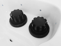 WANNA ZEWNĘTRZNA Z HYDROMASAŻEM AQUAPEUTIC 1313, 5-osobowa, 220x220x95 cm