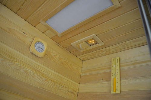 Kabino-sauna sucho-parowa z funkcją hydromasażu AQ-751, 180x110x223cm, biała, prawa