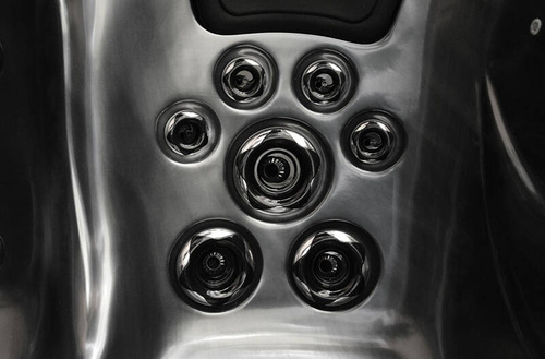 WANNA ZEWNĘTRZNA Z HYDROMASAŻEM AQUAPEUTIC 1661, 5-osobowa 200x200x80 cm, z obudową