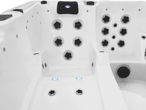 WANNA ZEWNĘTRZNA Z HYDROMASAŻEM AQUAPEUTIC 1313, 5-osobowa, 220x220x95 cm