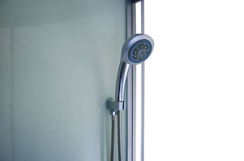 Kabino-sauna sucho-parowa z funkcją hydromasażu AQ-751,180x110x223cm, biała, lewa