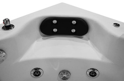 Wanna z hydromasażem narożna SPA AQ-1004 Turbo 2-osobowa, 152x152x56 cm