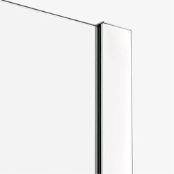 Drzwi prysznicowe podwójne, przesuwne Smart 150x200, profil srebrny