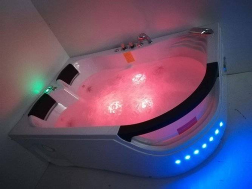WANNA SPA Z HYDROMASAŻEM JACUZZI AQUAPEUTIC AQ-1665 TOP, 2-osobowa, 180x120x63 cm, lewa