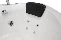 WANNA Z HYDROMASAŻEM NAROŻNA JACUZZI AQUAPEUTIC AQ-636 TOP, 2-osobowa 135x135x60 cm