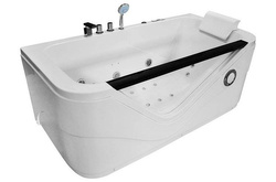 WANNA SPA Z HYDROMASAŻEM JACUZZI AQUAPEUTIC AQ-61, 1-osobowa, 170x85x62 cm, prawa