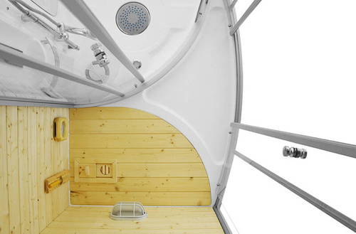 Kabino-sauna sucho-parowa z funkcją hydromasażu AQ-706,165X105X215 CM