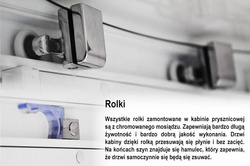 Kabina masażowo-parowa AE8080, 80x80x217 cm