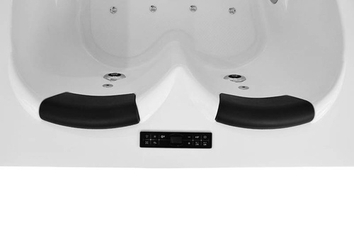 WANNA SPA Z HYDROMASAŻEM JACUZZI AQUAPEUTIC AQ-1665 PLUS, 2-osobowa, 180x120x63 cm, prawa