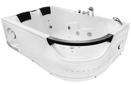 WANNA SPA Z HYDROMASAŻEM JACUZZI AQUAPEUTIC AQ-1665, 2-osobowa, 180x120x63 cm, lewa