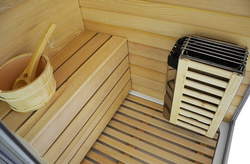 Kabino-sauna sucho-parowa z funkcją hydromasażu AQ-752, 180 x 110 x 223 cm, biała, prawa