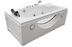 WANNA SPA Z HYDROMASAŻEM JACUZZI AQUAPEUTIC AQ-1633, PLUS 1-osobowa 168x86x60 cm, lewa