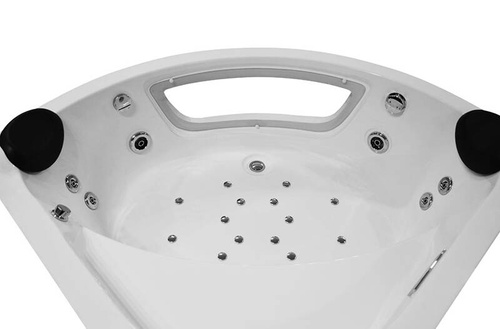 Kabino-sauna sucho-parowa z funkcją hydromasażu AQ-1549, 135X135X220 cm