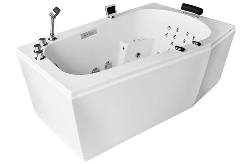 WANNA SPA Z HYDROMASAŻEM ASYMETRYCZNA AQUAPEUTIC AQ-07A, 1-osobowa 170x100x70 cm