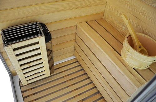 Kabino-sauna sucho-parowa z funkcją hydromasażu AQ-752, 180 x 110 x 223 cm, biała, lewa