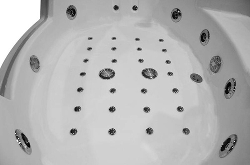 Wanna z hydromasażem narożna SPA AQ-1004 Turbo 2-osobowa, 152x152x56 cm