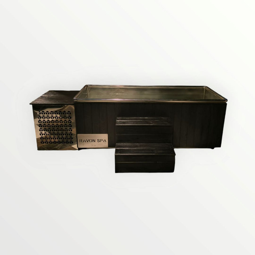Wanna do kąpieli lodowych Coller RavonSpa Stal Nierdzewna 2300 x 900  x 70