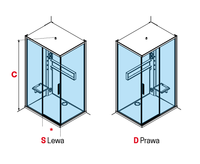 KABINA MASAŻOWO-PAROWA Novellini GLAX 2 2.0 2P 120x90 cm, DRZWI PRZESUWNE, WHITE
