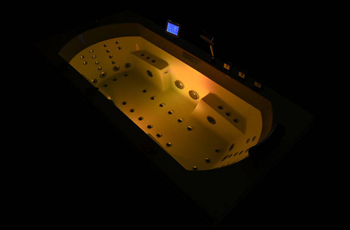 WANNA SPA Z HYDROMASAŻEM JACUZZI AQUAPEUTIC AQ-0031A, 2-osobowa 140x140x70 cm