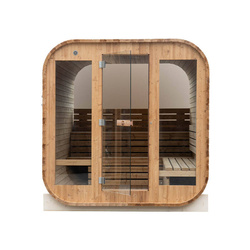 Sauna sucha fińska ogrodowa, 8-osobowa 210x210x300 cm