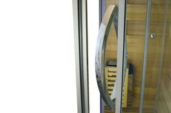 Kabino-sauna sucho-parowa z funkcją hydromasażu AQ-751, 180x110x223cm, biała, prawa