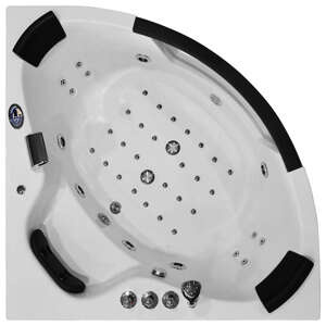 Wanna z hydromasażem narożna SPA AQ-1004 2-osobowa, 152x152x56 cm