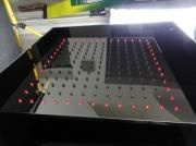 Deszczownica LED wymiar 60x60, chrom