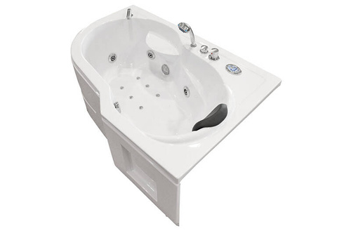 WANNA SPA Z HYDROMASAŻEM JACUZZI AQUAPEUTIC AQ-202, 1-osobowa 150x100x62 cm, prawa
