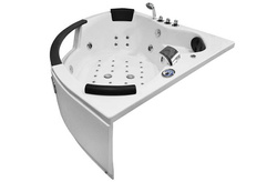 Wanna z hydromasażem narożna SPA AQ-1004 Turbo 2-osobowa, 152x152x56 cm