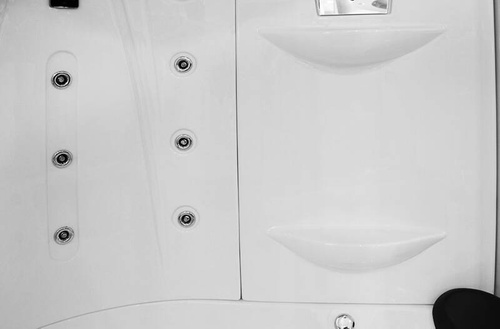 Kabino-sauna sucho-parowa z funkcją hydromasażu AQ-1549, 135X135X220 cm