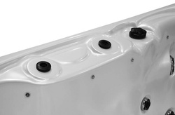 WANNA ZEWNĘTRZNA Z HYDROMASAŻEM AQUAPEUTIC 1662, 4-osobowa 200x200x80 cm, z obudową