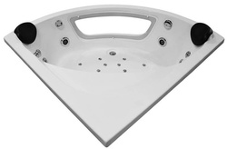 Kabino-sauna sucho-parowa z funkcją hydromasażu AQ-1549, 135X135X220 cm