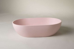 Umywalka nablatowa Ravon Space z korkiem klik-klak 54,5 x 35 x 14 cm, kolor mat