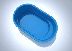 Basen zewnętrzny/ogrodowy 4,0x2,4x1,12 m, odporny na UV