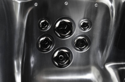 WANNA ZEWNĘTRZNA Z HYDROMASAŻEM AQUAPEUTIC 1661, 5-osobowa 200x200x80 cm, z obudową