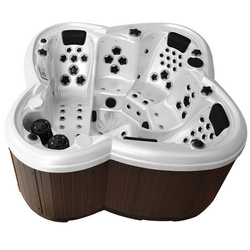 WANNA ZEWNĘTRZNA Z HYDROMASAŻEM AQUAPEUTIC 1538, 5-osobowa 220x220x99,5 cm