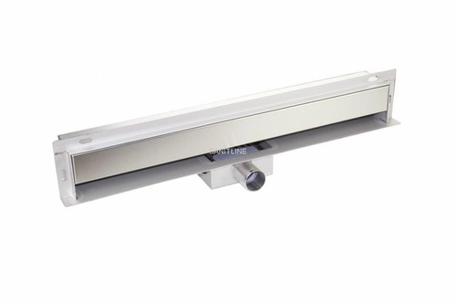 Odpływ liniowy ścienny wall 60 cm do wypełnienia płytką, niski syfon 52 mm