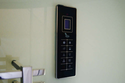 Kabino-sauna sucho-parowa z funkcją hydromasażu AQ-751,180x110x223cm, biała, lewa